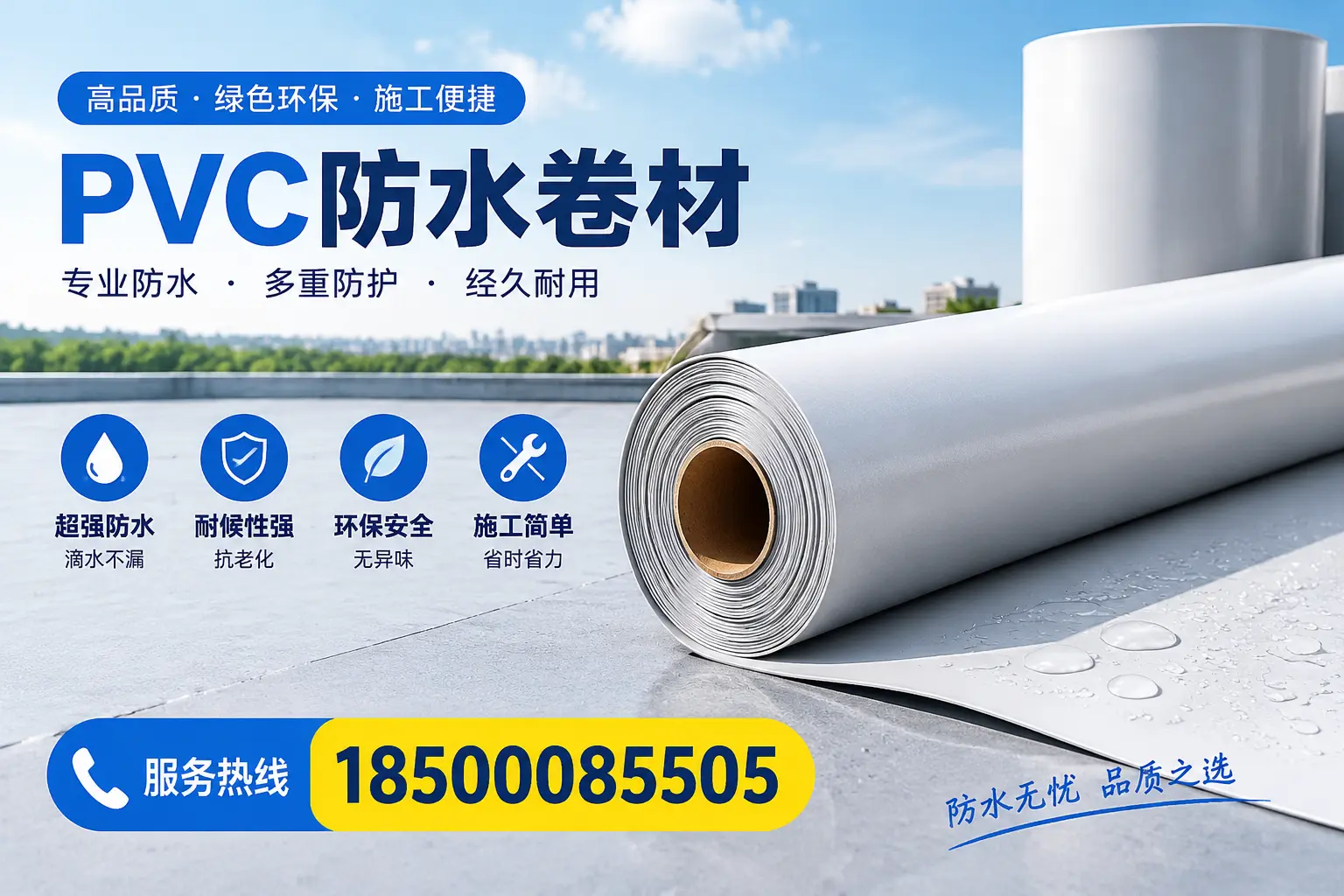 选用PVC防水卷材时需要避开的常见误区,特别是在大同